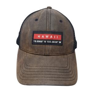 Hawaii Snapback Mesh Back Trucker Hat Black One Size The North Face
